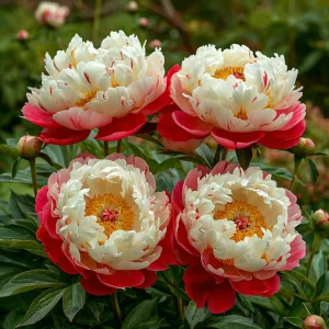 Пион Коралловый Каскад купить по цене от 490р. в интернет-магазине «Посадика» с доставкой почтой в в Куйбышеве и по всей России – [изображение №1].